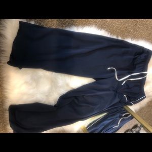 ASICS navy blue sweatpants (dri fit)